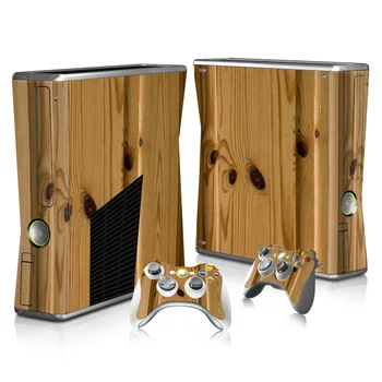 Wood style skin sticker For Xbox 360 Slim Skin Sticker Cover Console Skin and 2 Controller
Wood style skin sticker For Xbox 360 Slim Skin Sticker Cover Console Skin and 2 Controller