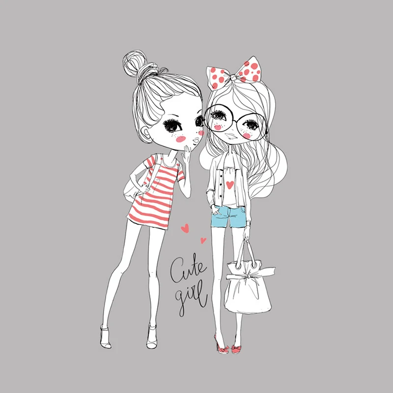 Cute Girl Heat Transfer Patches 13*21cm A-level Washable Ironing Stickers For Clothing Girls T-Shirt Dresses Heat Press Applique
Cute Girl Heat Transfer Patches 13*21cm A-level Washable Ironing Stickers For Clothing Girls T-Shirt Dresses Heat Press Applique