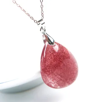 100% Natural Ice Strawberry Quartz Red Woman Crystal Water Drop Pendant 28x22x11mm Birthday Gift Best Quality From Russia AAAAA
100% Natural Ice Strawberry Quartz Red Woman Crystal Water Drop Pendant 28x22x11mm Birthday Gift Best Quality From Russia AAAAA