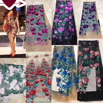 Sequins Design 2019 French African Mesh Lace Fabric High Quality Sequined Nigeria Embroidery Net Wedding Laces For Bride Dresses
Sequins Design 2019 French African Mesh Lace Fabric High Quality Sequined Nigeria Embroidery Net Wedding Laces For Bride Dresses