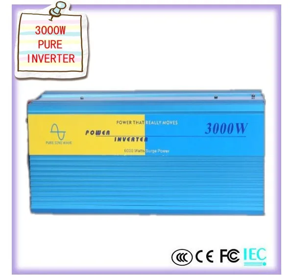 

Hot !!! Peak Power 6000w DC 24v To AC 220v 3000w Pure Sine Wave Inverter Off Grid Solar Inverter 3kw With 18 Months Warranty