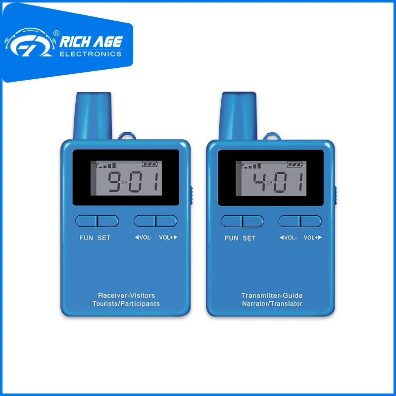 RichiTek Interpreter System Simultaneous Translation Potable 1 Transmitter+1 Receiver For Meeting With Condenser Microphone
RichiTek Interpreter System Simultaneous Translation Potable 1 Transmitter+1 Receiver For Meeting With Condenser Microphone