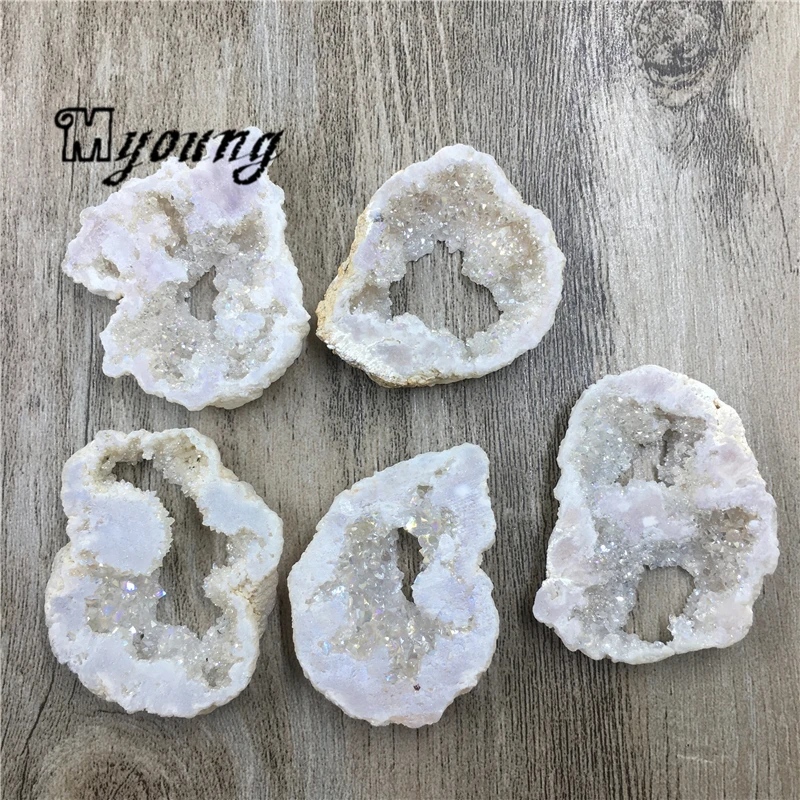Freeform White Agates Geode Pendant Beads,Raw Agat Slice Quartz Druzy Pendant For Jewelry Making MY1691
Freeform White Agates Geode Pendant Beads,Raw Agat Slice Quartz Druzy Pendant For Jewelry Making MY1691