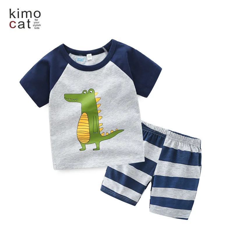 Kimocat Baby Kids Summer Boy Clothes Set Dinosaur Cartton Fashion Tops+Pants 2Pcs Boys Clothing Set New Style Child Outfits
Kimocat Baby Kids Summer Boy Clothes Set Dinosaur Cartton Fashion Tops+Pants 2Pcs Boys Clothing Set New Style Child Outfits