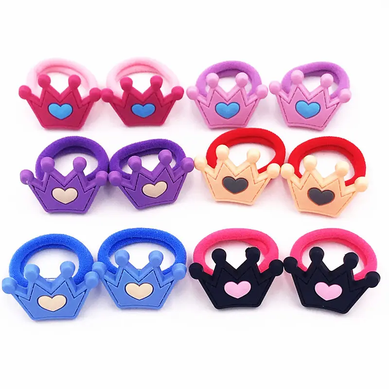 2Pcs Kawaii Cartoon Crown Girls Elastic Hairbands Headwear Kids Hair Accessories Hair rope Hair Rubber bands Children Party Gift
2Pcs Kawaii Cartoon Crown Girls Elastic Hairbands Headwear Kids Hair Accessories Hair rope Hair Rubber bands Children Party Gift