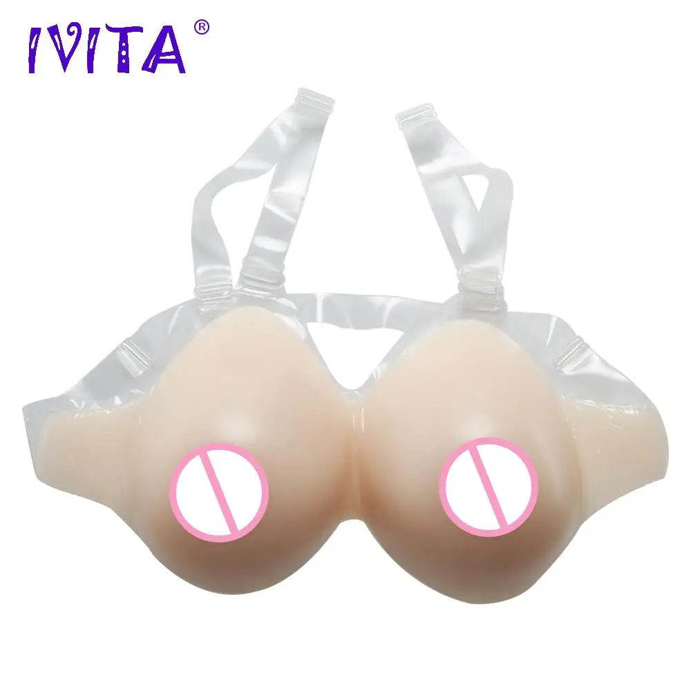 IVITA 2000g Fake Boobs With Shoulder Straps For Drag Queen Transsexual Enhancer Shemale Transgender Crossdresser Breast Forms
IVITA 2000g Fake Boobs With Shoulder Straps For Drag Queen Transsexual Enhancer Shemale Transgender Crossdresser Breast Forms