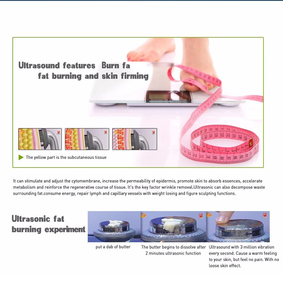 Ultrasonic Body Slimming Massager - Weight Loss Cellulite Stimulating Massage Device - - health-care Ultrasonic Body Slimming Massager - Weight Loss Cellulite Stimulating Massage Device - - health-care