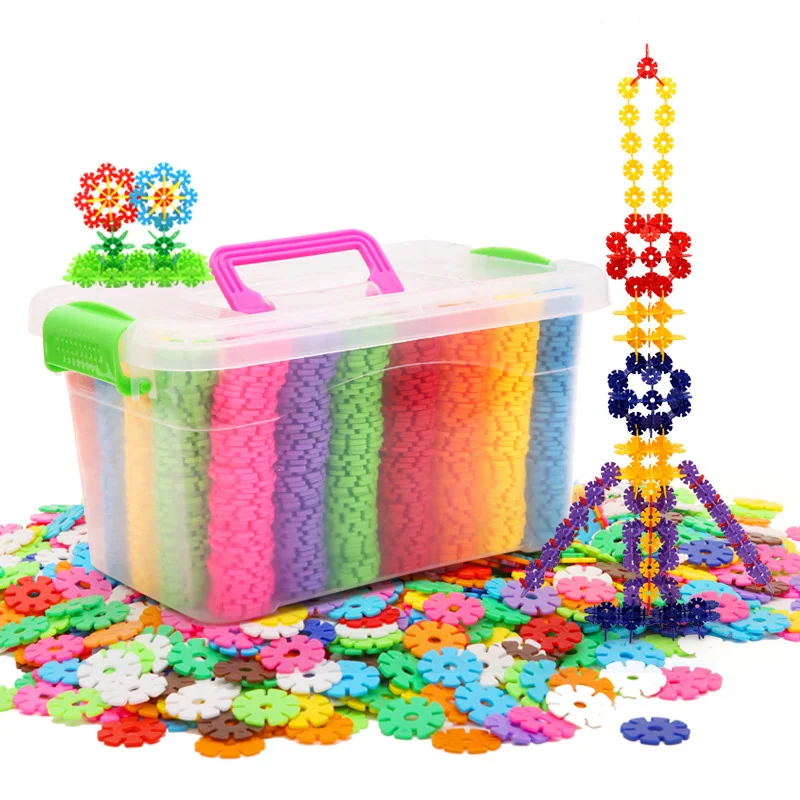 400/1000 Pcs Set Snowflake Pieces of Building Blocks of High-quality Polypropylene PP Material Spell Insert Variable Blocks
400/1000 Pcs Set Snowflake Pieces of Building Blocks of High-quality Polypropylene PP Material Spell Insert Variable Blocks