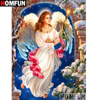 HOMFUN Full Square/Round Drill 5D DIY Diamond Painting "Angel beauty" 3D Diamond Embroidery Cross Stitch Home Decor A19783
HOMFUN Full Square/Round Drill 5D DIY Diamond Painting "Angel beauty" 3D Diamond Embroidery Cross Stitch Home Decor A19783
