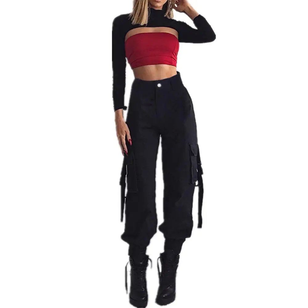 Women Streetwear Long Harem Pants Women Casual Pockets High Waist Loose Female Black Trousers Style Ladies OL Office Pants
Women Streetwear Long Harem Pants Women Casual Pockets High Waist Loose Female Black Trousers Style Ladies OL Office Pants
