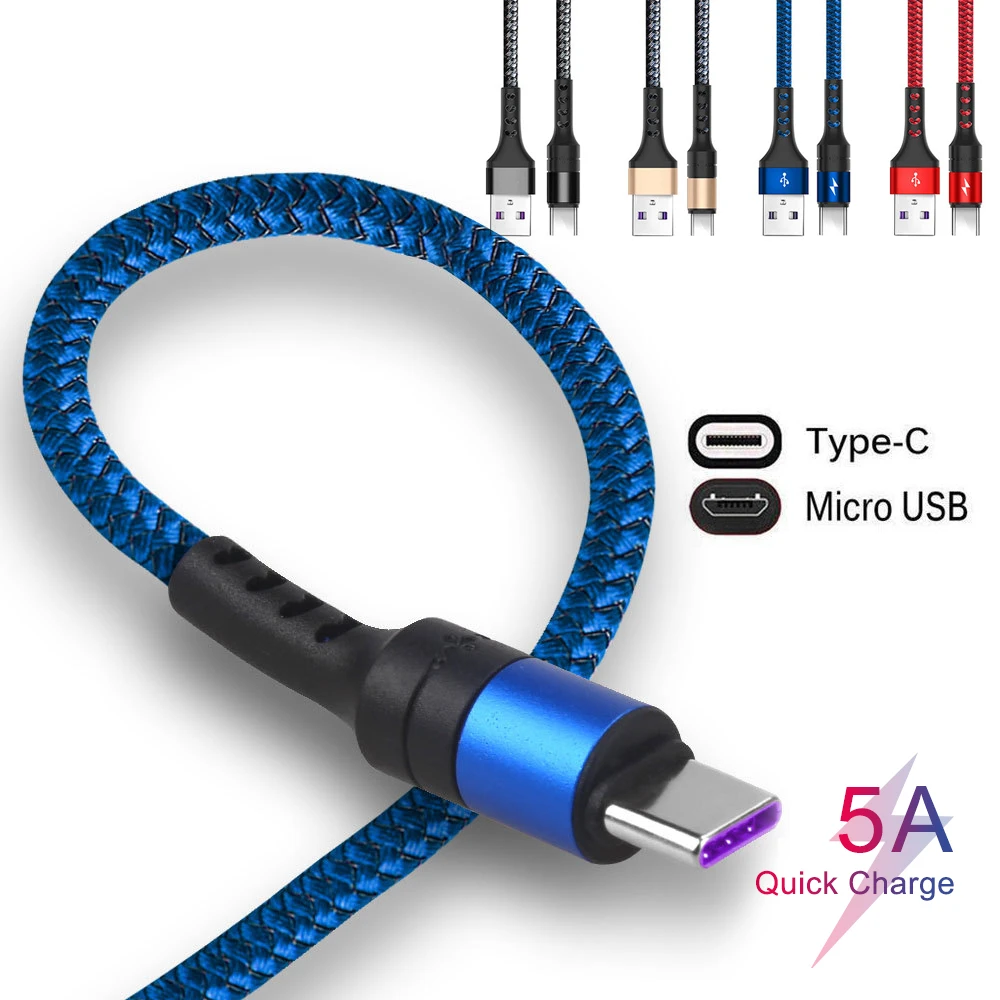 1PC USB Type C Cable 5A For Huawei P20 Mate10 20 Plus 9 Pro For Samsung Xiaomi Redmi Note 7 Mobile Phone Fast Charging Cord
1PC USB Type C Cable 5A For Huawei P20 Mate10 20 Plus 9 Pro For Samsung Xiaomi Redmi Note 7 Mobile Phone Fast Charging Cord