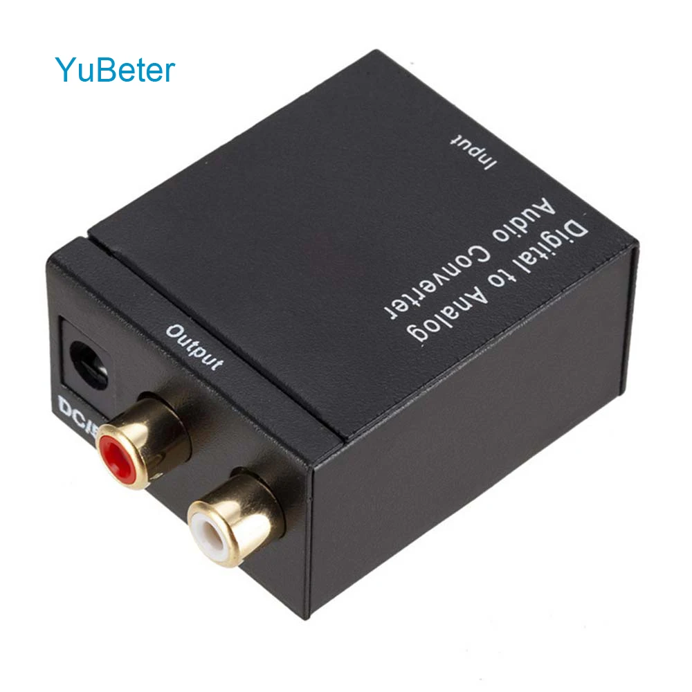 YuBeter DAC Amplifier Decoder Digital to Analog Audio Converter Coax Optical Toslink SPDIF Audio RCA Signal to Analog L/R Output
YuBeter DAC Amplifier Decoder Digital to Analog Audio Converter Coax Optical Toslink SPDIF Audio RCA Signal to Analog L/R Output