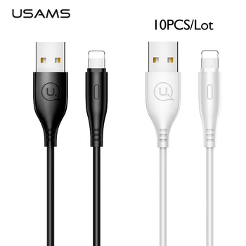 10PCS/Lot USAMS USB Cable for iPhone USB Cable Fast Charging Cable USB for iPhone Cable Sync Data for iOS 12 11 Round Data Cord
10PCS/Lot USAMS USB Cable for iPhone USB Cable Fast Charging Cable USB for iPhone Cable Sync Data for iOS 12 11 Round Data Cord