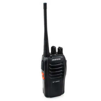 

1pc Baofeng BF-666S Two-way Radio Walkie Talkie Flashlight Portable 5W 16CH UHF 400-470MHz Comunicador Transmitter Transceiver