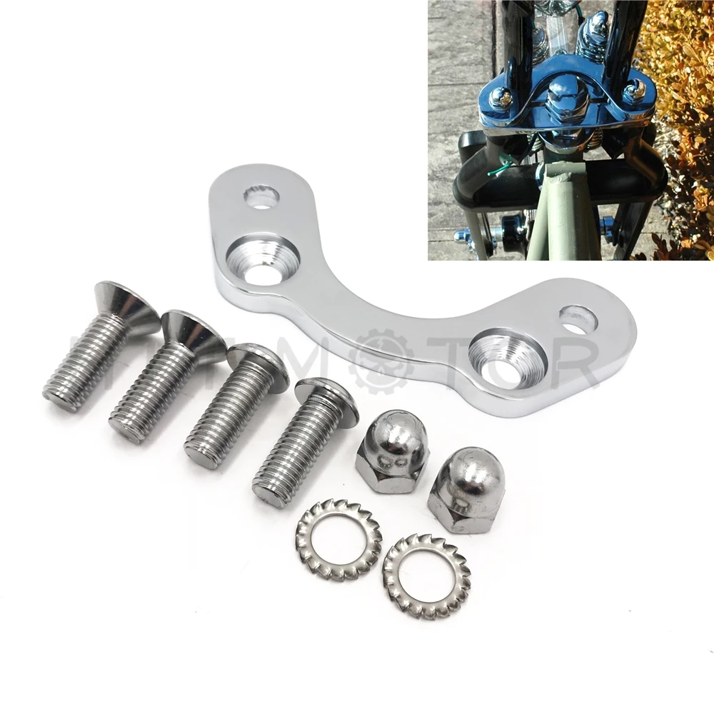 Aftermarket Free shipping Springer Handlebar Tree Adapter Top Clamp 3.5" Wide Risers HarL DNA Paughco
Aftermarket Free shipping Springer Handlebar Tree Adapter Top Clamp 3.5" Wide Risers HarL DNA Paughco