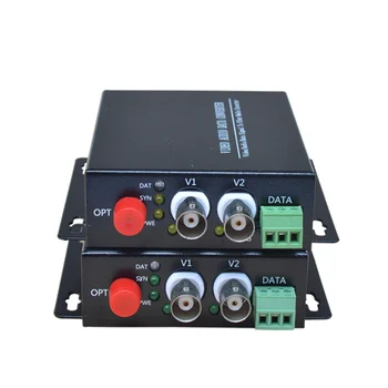 2 CH Video Fiber Optical Media Converters -2 BNC Transmitter Receiver RS485 Data Single mode 20Km For CCTV Surveillance system
2 CH Video Fiber Optical Media Converters -2 BNC Transmitter Receiver RS485 Data Single mode 20Km For CCTV Surveillance system