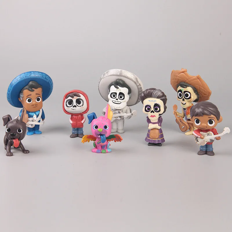 8pcs coco Disney figures Anime Figurine Toy Miguel PVC Action Figure Model Mini Decoration collectibles Toys for Children DS03
8pcs coco Disney figures Anime Figurine Toy Miguel PVC Action Figure Model Mini Decoration collectibles Toys for Children DS03
