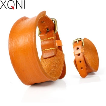 Big Size! New Fashion Simple Genuine Leather Bracelet For WomenTrendy Soft Knight Courage Bandage Wrap Charm Bracelets.
Big Size! New Fashion Simple Genuine Leather Bracelet For WomenTrendy Soft Knight Courage Bandage Wrap Charm Bracelets.