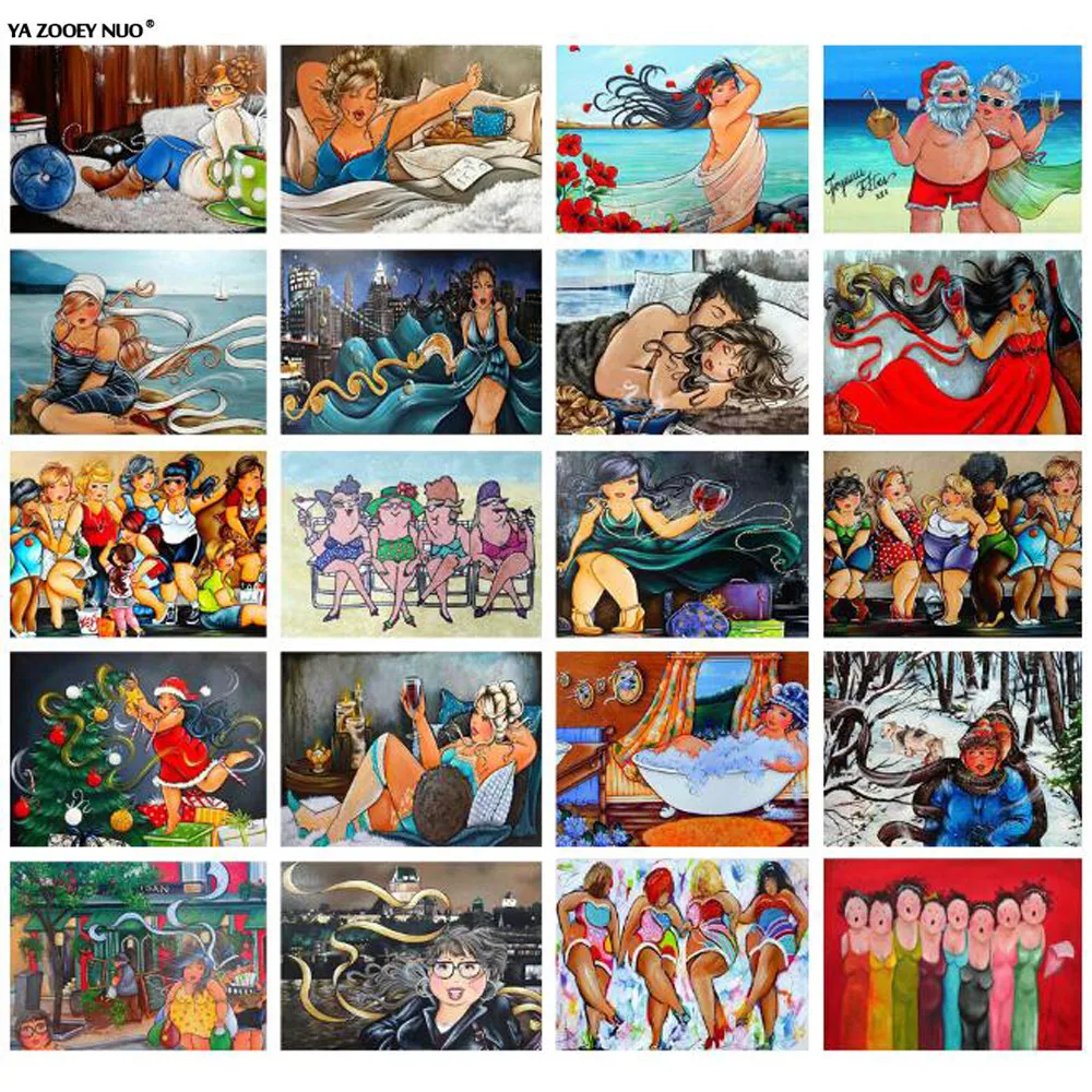 Full Square/Round Drill 5D DIY Diamond Painting Colorful fat woman Cross Stitch Mosaic Rhinestone Embroidery home decor YU427
Full Square/Round Drill 5D DIY Diamond Painting Colorful fat woman Cross Stitch Mosaic Rhinestone Embroidery home decor YU427