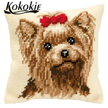 diy needle cushions embroidery yarn pillowcase beauty dog cross stitch pillow kits embroider needlework kits throw pillow
diy needle cushions embroidery yarn pillowcase beauty dog cross stitch pillow kits embroider needlework kits throw pillow