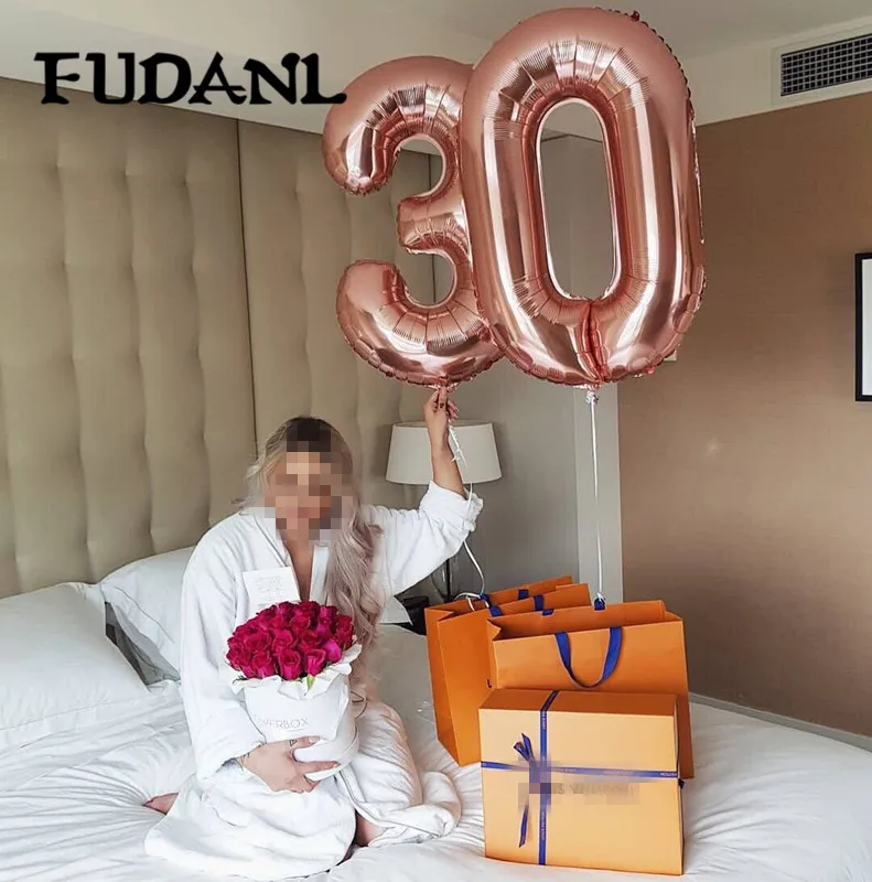 2pcs 40inch Rose Gold Number 30 Foil Balloons Happy 30th Year Old Birthday Party Wedding Decor Supplies Event Party Supplies
2pcs 40inch Rose Gold Number 30 Foil Balloons Happy 30th Year Old Birthday Party Wedding Decor Supplies Event Party Supplies