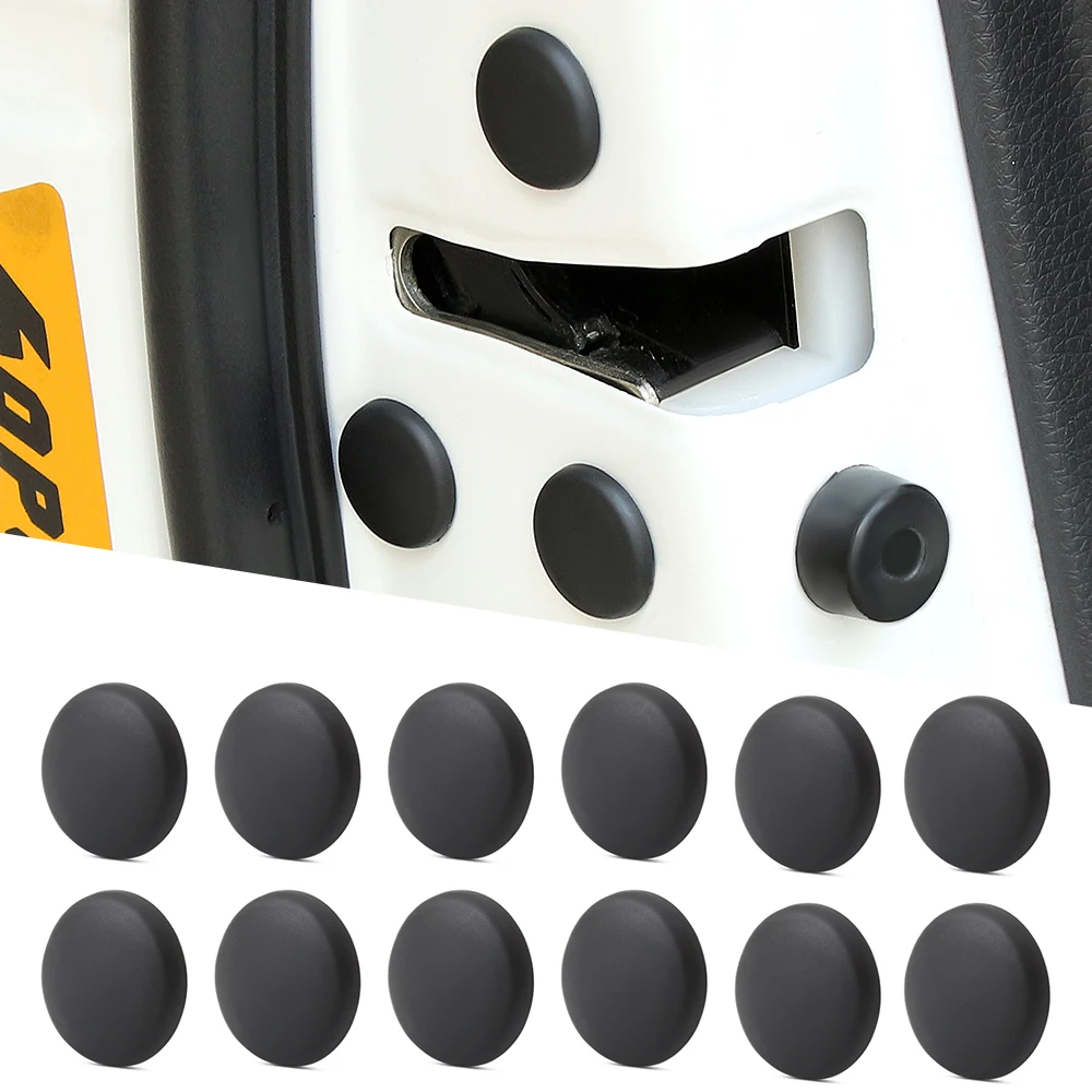 Фото Универсальный 12 шт. Автомобильный Дверной замок Защитная крышка винта для Volkswagen