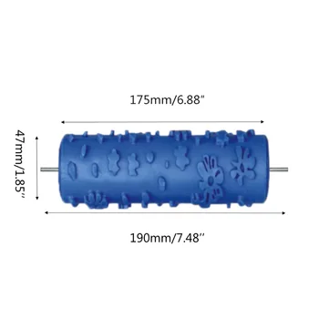 1PCS 7" Wallpaper Decoration Patterned Roller Embossed Paint Rubber Roller Sleeve Wall Texture Stencil Brush 3D Pattern Decor
1PCS 7" Wallpaper Decoration Patterned Roller Embossed Paint Rubber Roller Sleeve Wall Texture Stencil Brush 3D Pattern Decor