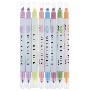 1PCS Zebra WKT7 MildLiner Highlighter Marker Fluorescent pen Round Toe/Oblique Double-Sided School Office Supply New
1PCS Zebra WKT7 MildLiner Highlighter Marker Fluorescent pen Round Toe/Oblique Double-Sided School Office Supply New