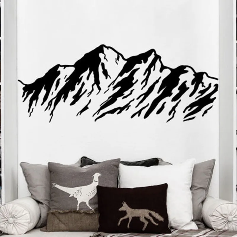 Removable Home Decor Vinyl Mountain Peak Wall Sticker Art Vinyl Decoration Wall Paper Parlour Living Room Mural Sticker A-109
Removable Home Decor Vinyl Mountain Peak Wall Sticker Art Vinyl Decoration Wall Paper Parlour Living Room Mural Sticker A-109