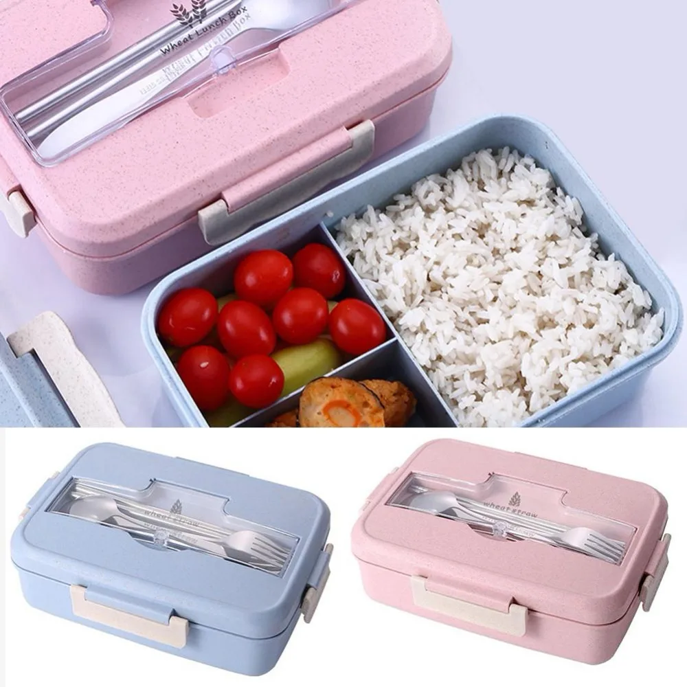 Portable 3 Grid Separated Lunch Box Microwave Food-Grade PP Lunch Container With Fork Spoon Bento Box Eco-Friendly Lunch Bowl
Portable 3 Grid Separated Lunch Box Microwave Food-Grade PP Lunch Container With Fork Spoon Bento Box Eco-Friendly Lunch Bowl