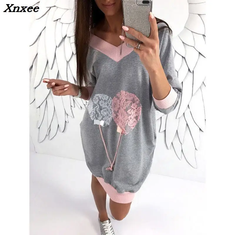 New Arrival Stylish Autumn Fashion V-Neck Women Casual Dress Long Sleeve Cute Dresses Tops Mini Short Dress Sundress Clothes
New Arrival Stylish Autumn Fashion V-Neck Women Casual Dress Long Sleeve Cute Dresses Tops Mini Short Dress Sundress Clothes