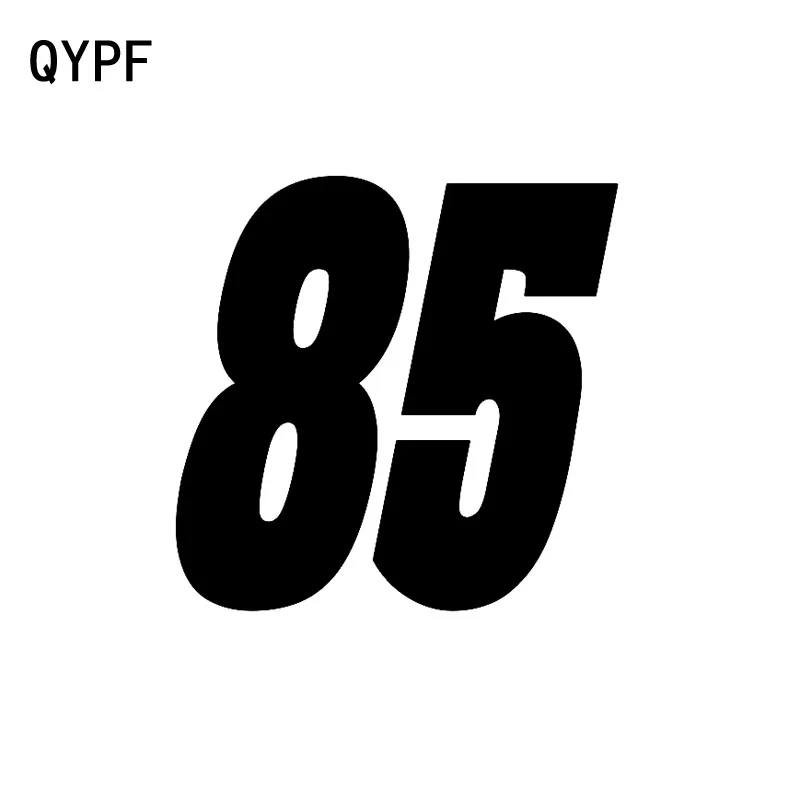 QYPF 14.5CM*14.2CM IVivid Number 85 Vinyl Retro-reflective Car Sticker Decal Black/Silver Accessories C15-0592
QYPF 14.5CM*14.2CM IVivid Number 85 Vinyl Retro-reflective Car Sticker Decal Black/Silver Accessories C15-0592