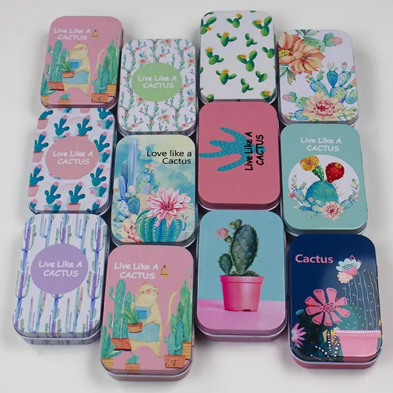 Retro Rectangular Cactus Tin Box Candy Jewelry Coin Storage Container Case Canisters Cards Candle Holder Wedding Favor Gift
Retro Rectangular Cactus Tin Box Candy Jewelry Coin Storage Container Case Canisters Cards Candle Holder Wedding Favor Gift