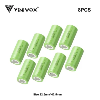 New 1.2V Ni-CD SC 1800mAh Rechargeable Battery Cell For Makita Bosch Hitachi Robot Accumulator Power Tool Battery Subc Cells
New 1.2V Ni-CD SC 1800mAh Rechargeable Battery Cell For Makita Bosch Hitachi Robot Accumulator Power Tool Battery Subc Cells
