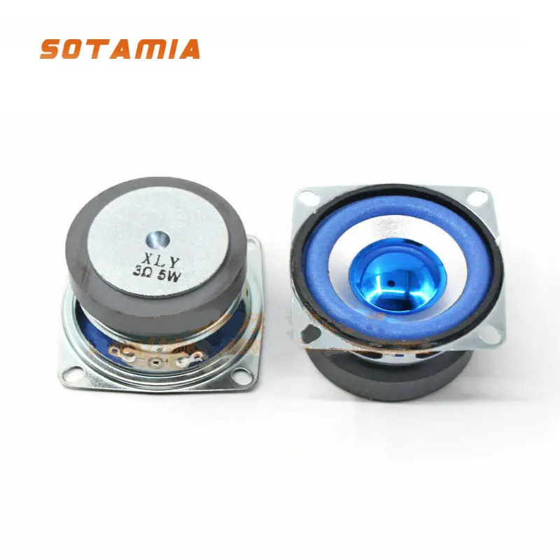 SOTAMIA 2Pcs 53MM Audio Portable Full Range Speakers 3 Ohm 5W Sound Music DIY Bluetooth Mini Speaker Home Theater Loudspeaker
SOTAMIA 2Pcs 53MM Audio Portable Full Range Speakers 3 Ohm 5W Sound Music DIY Bluetooth Mini Speaker Home Theater Loudspeaker