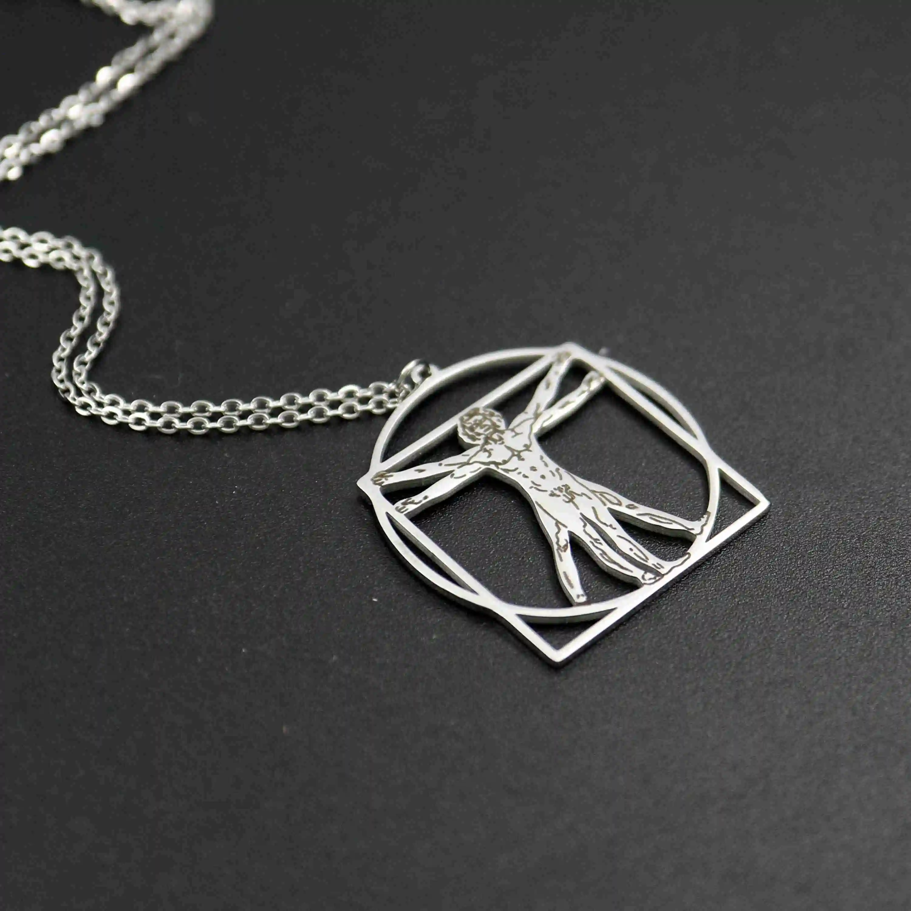 The Da Vinci Code 30MM Pendant Charm Necklace Stainless Steel Jewelry 18Inches with 2Inches Extension 6330043
The Da Vinci Code 30MM Pendant Charm Necklace Stainless Steel Jewelry 18Inches with 2Inches Extension 6330043