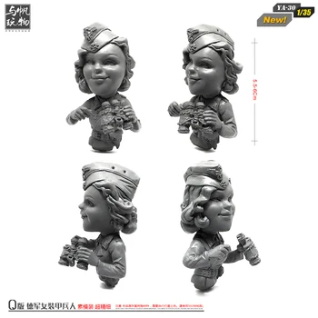 YuFan Model (original) 1/35 Q version of World War II women's armor Resin soldier (white mold) YA-30 KNL Hobby
YuFan Model (original) 1/35 Q version of World War II women's armor Resin soldier (white mold) YA-30 KNL Hobby