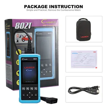 Full OBD2 diagnostic Scanner OBD+ABS+SRS+Oil+EPB+BMS+SAS+DPF Launch DIY Scanner CReader 8021
Full OBD2 diagnostic Scanner OBD+ABS+SRS+Oil+EPB+BMS+SAS+DPF Launch DIY Scanner CReader 8021