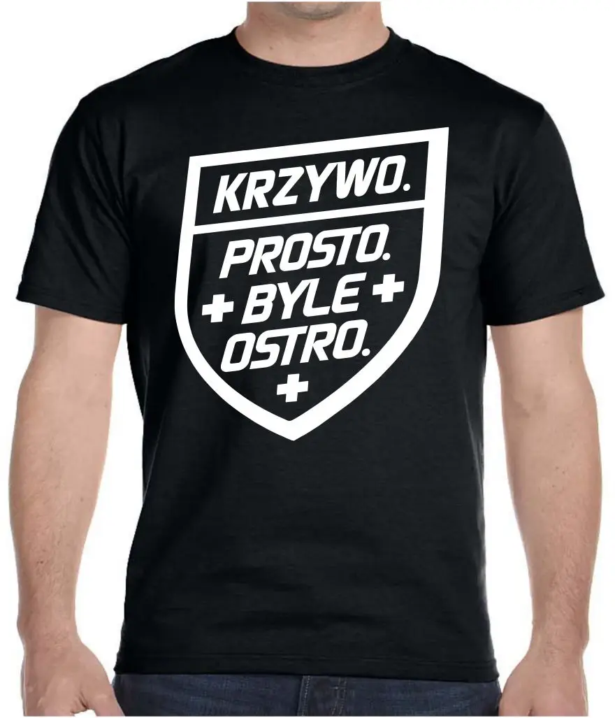 Krzywo Prosto Was Ostro. Men Poland Super Polish T-Shirts 2019 Funny Cotton Casual Top Tee Printed Tops Tee shirt
Krzywo Prosto Was Ostro. Men Poland Super Polish T-Shirts 2019 Funny Cotton Casual Top Tee Printed Tops Tee shirt