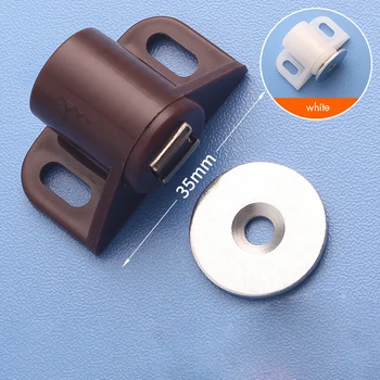 ABS Round Magnetic Door Catches Latch, Cabinet & Furniture Shutter Magnetic Catch Closer for Cupboards, Drawers, Closet
ABS Round Magnetic Door Catches Latch, Cabinet & Furniture Shutter Magnetic Catch Closer for Cupboards, Drawers, Closet
