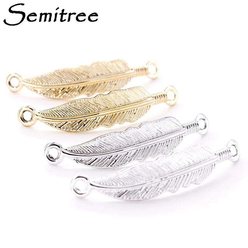 10pcs 43mm Feather Bracelet Necklace Connector Gold Plated Pendant Charms for DIY Jewelry Making Handmade Crafts Accessories
10pcs 43mm Feather Bracelet Necklace Connector Gold Plated Pendant Charms for DIY Jewelry Making Handmade Crafts Accessories