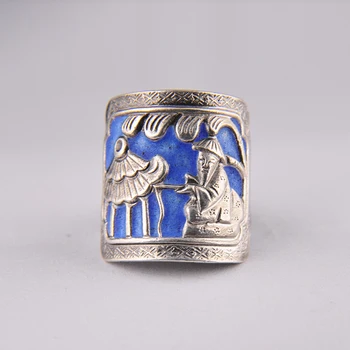925Silver Ring Ring single Metrosexual Zuyin jewelry personality wide Vintage Sterling Silver ring finger domineering man
925Silver Ring Ring single Metrosexual Zuyin jewelry personality wide Vintage Sterling Silver ring finger domineering man