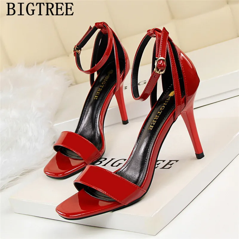 elegant shoes open toe heels bigtree shoes patent leather high heels sandals women mary Jane shoes sandalias mujer 2019 ayakkabi
elegant shoes open toe heels bigtree shoes patent leather high heels sandals women mary Jane shoes sandalias mujer 2019 ayakkabi