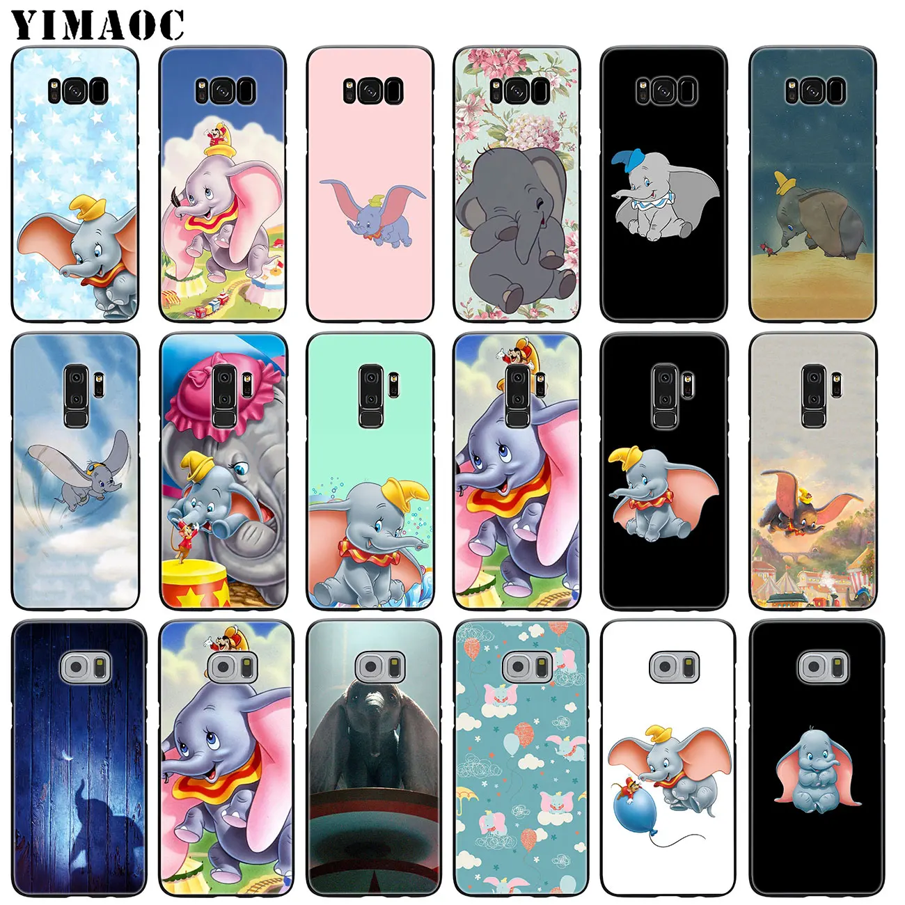 YIMAOC Dumbo elephant cute Soft Silicone Phone Case for Samsung Galaxy S10 S9 S8 Plus S6 S7 Edge S10e E Cover
YIMAOC Dumbo elephant cute Soft Silicone Phone Case for Samsung Galaxy S10 S9 S8 Plus S6 S7 Edge S10e E Cover