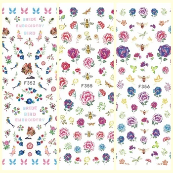 1 Sheet Beautiful Blooming Wild Flowers Bee Butterfly Insects Birds Designs Adhesive Nail Art Stickers Decals DIY Tips F351-360#
1 Sheet Beautiful Blooming Wild Flowers Bee Butterfly Insects Birds Designs Adhesive Nail Art Stickers Decals DIY Tips F351-360#