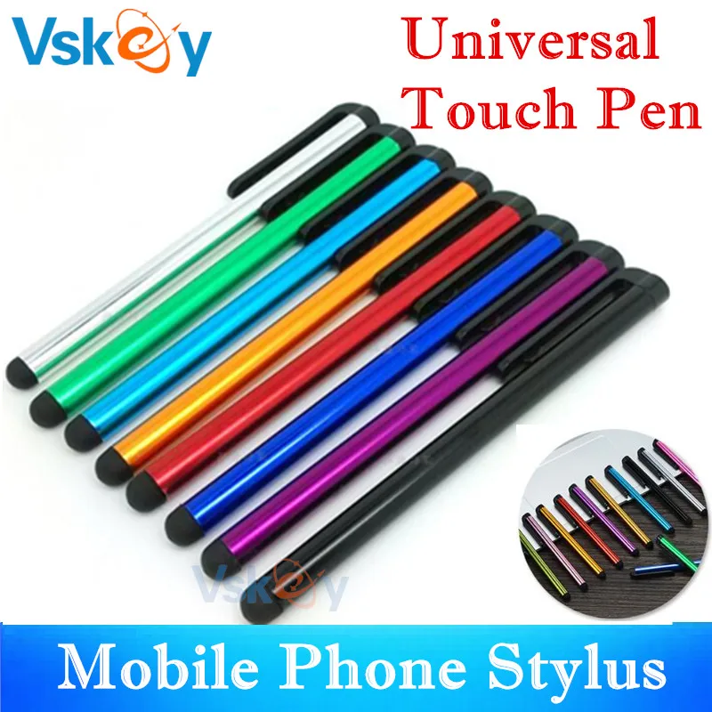 

VSKEY 10PCS Universal Capacitive Touch Stylus Pen For iPhone iPad Tablet PC Samsung Huawei Xiaomi LG And More Mobile Phone