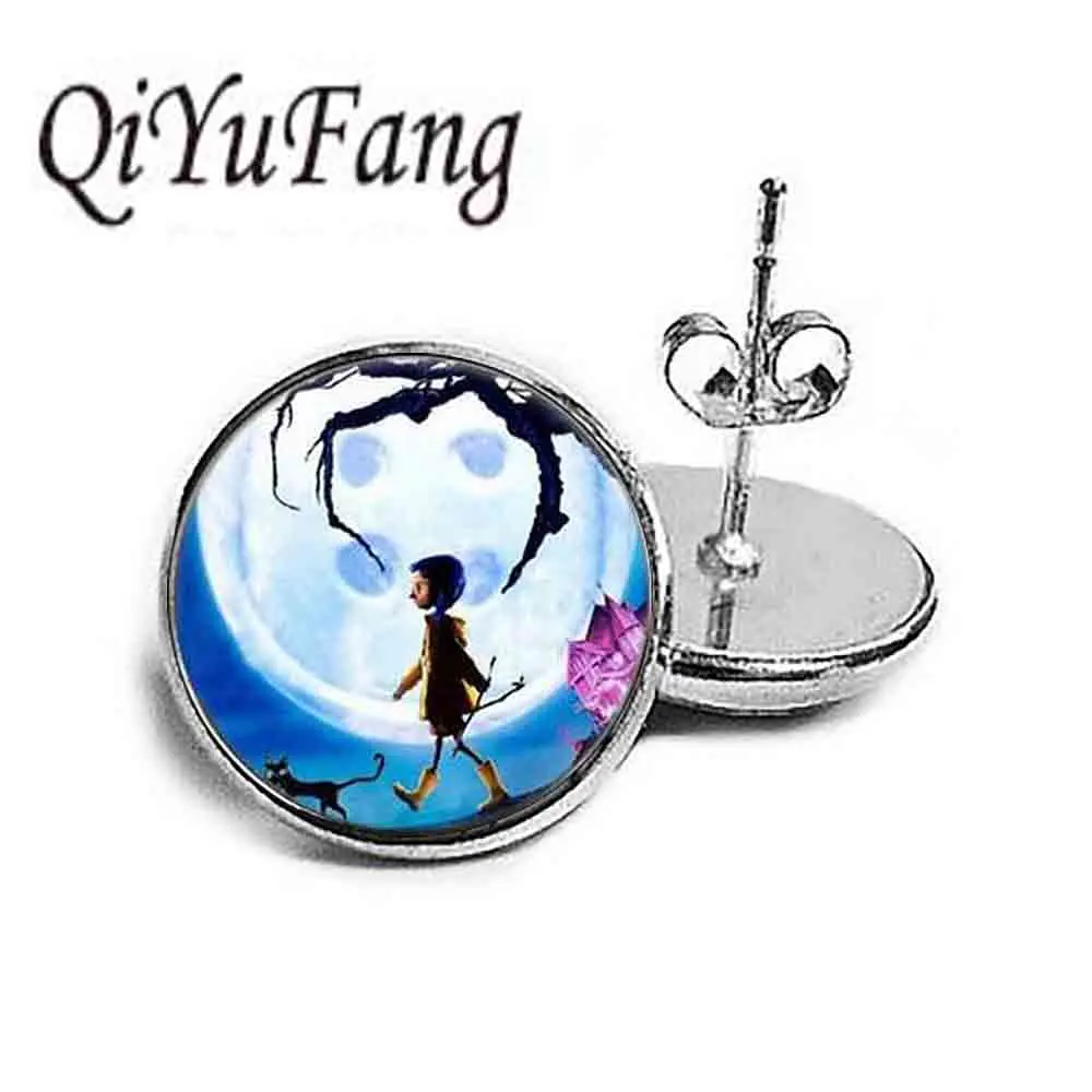 Anime Movie Coraline Coraline stud earrings Jewelry for womens mens vintage antique charms steampunk best friends gift 1pair/lot
Anime Movie Coraline Coraline stud earrings Jewelry for womens mens vintage antique charms steampunk best friends gift 1pair/lot