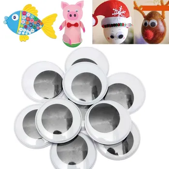 50mm 10pcs/ 5 pairs Plastic Big Black Wiggly Wobbly Giant Googly Eyes for Teddy Bear Stuffed Toy Snap Animal Puppet Doll Craft
50mm 10pcs/ 5 pairs Plastic Big Black Wiggly Wobbly Giant Googly Eyes for Teddy Bear Stuffed Toy Snap Animal Puppet Doll Craft