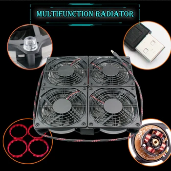 4 fan laptop cooling pad for 14-17 inch laptop, cooling pad with LED light ,12cm Playstaion/Xbox One/Mini PC/Router/DVR Radiator
4 fan laptop cooling pad for 14-17 inch laptop, cooling pad with LED light ,12cm Playstaion/Xbox One/Mini PC/Router/DVR Radiator