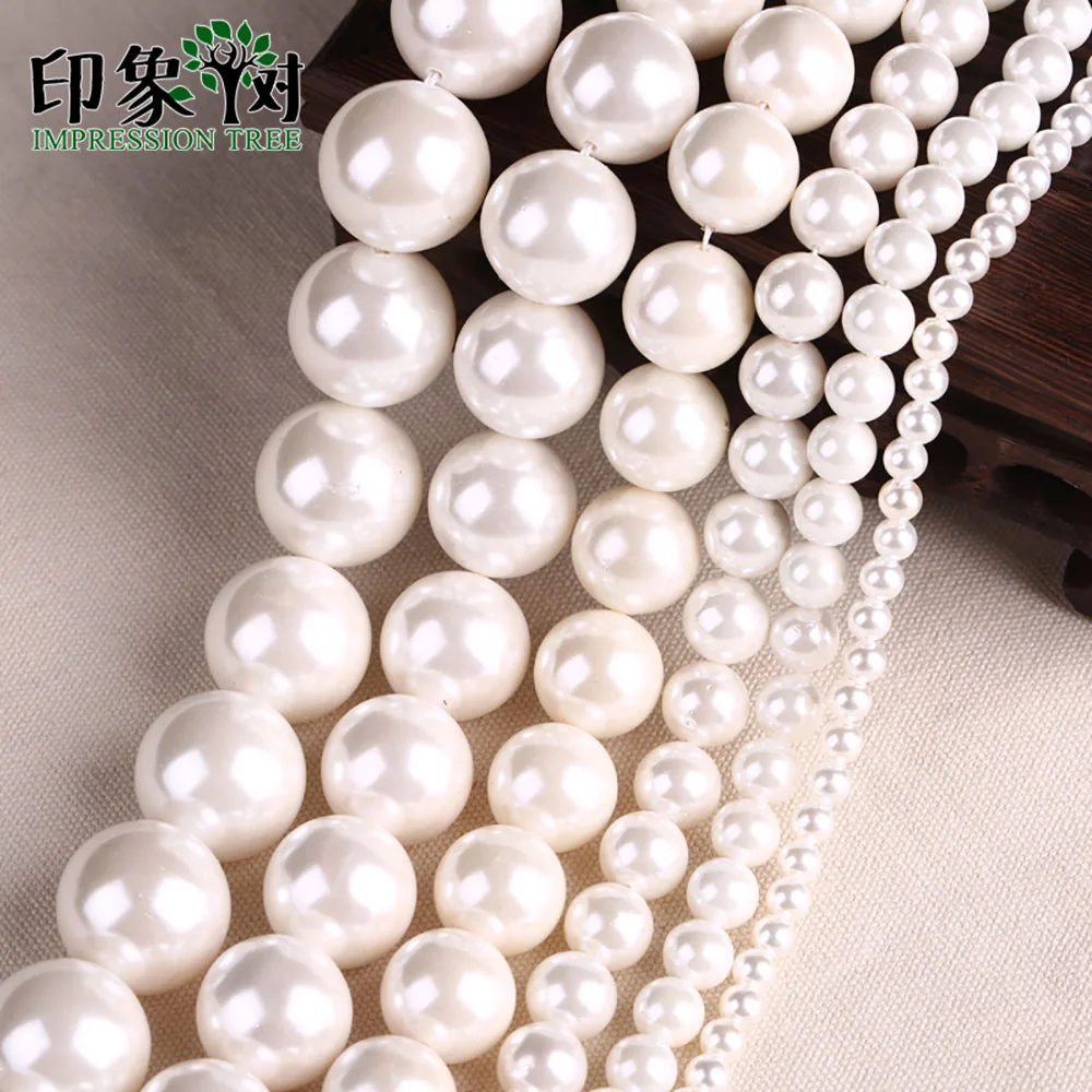 Round Brilliant Shape 15" Strand Shell Ivory Pearl Beads 4 6 8 10 12 14 16mm Loose Bead Fit Necklace DIY Jewelry Making 1878
Round Brilliant Shape 15" Strand Shell Ivory Pearl Beads 4 6 8 10 12 14 16mm Loose Bead Fit Necklace DIY Jewelry Making 1878